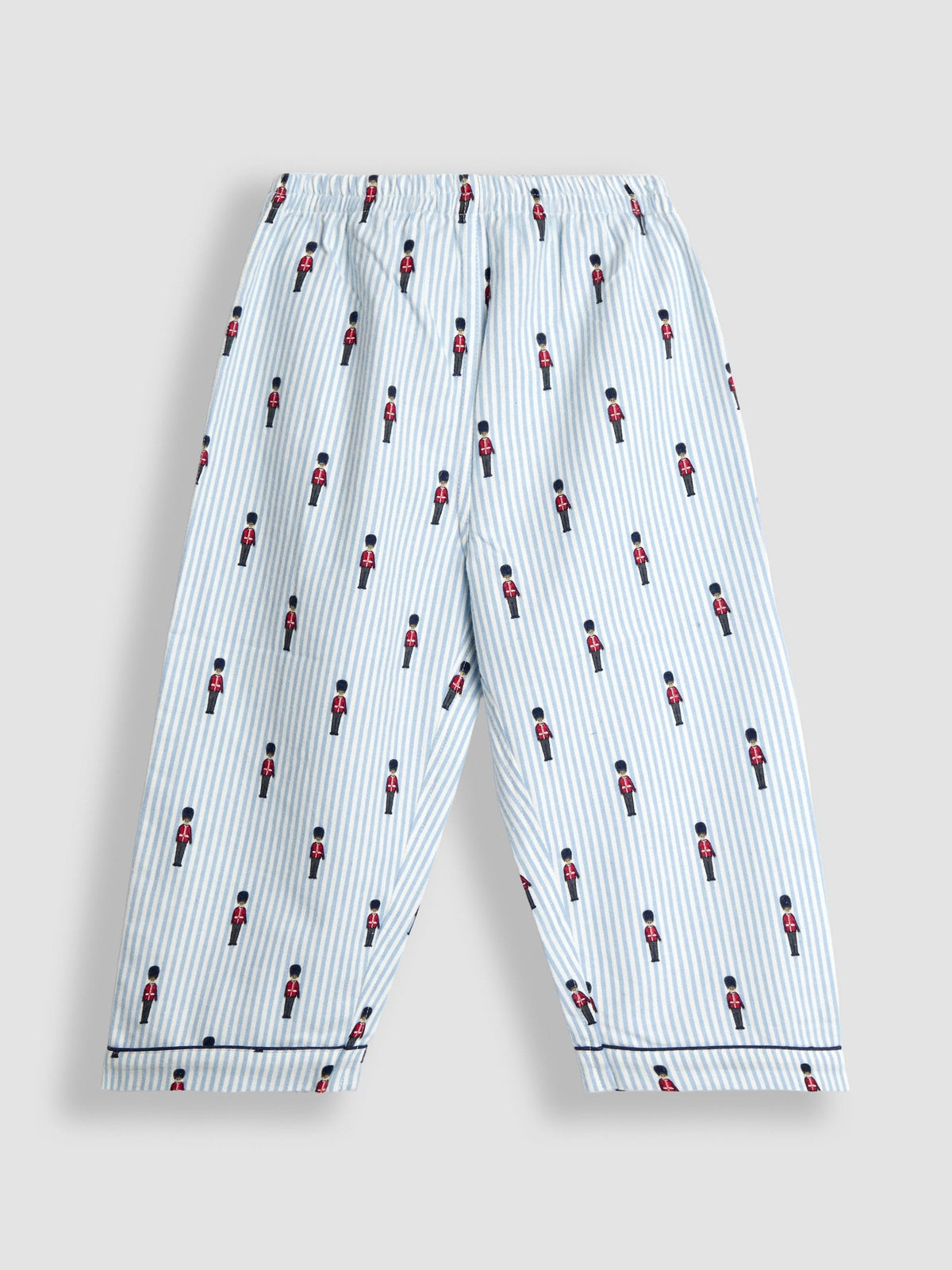 JoJo Maman Bébé Blue Soldier Stripe Soldier Print Woven Pyjamas - image 4
