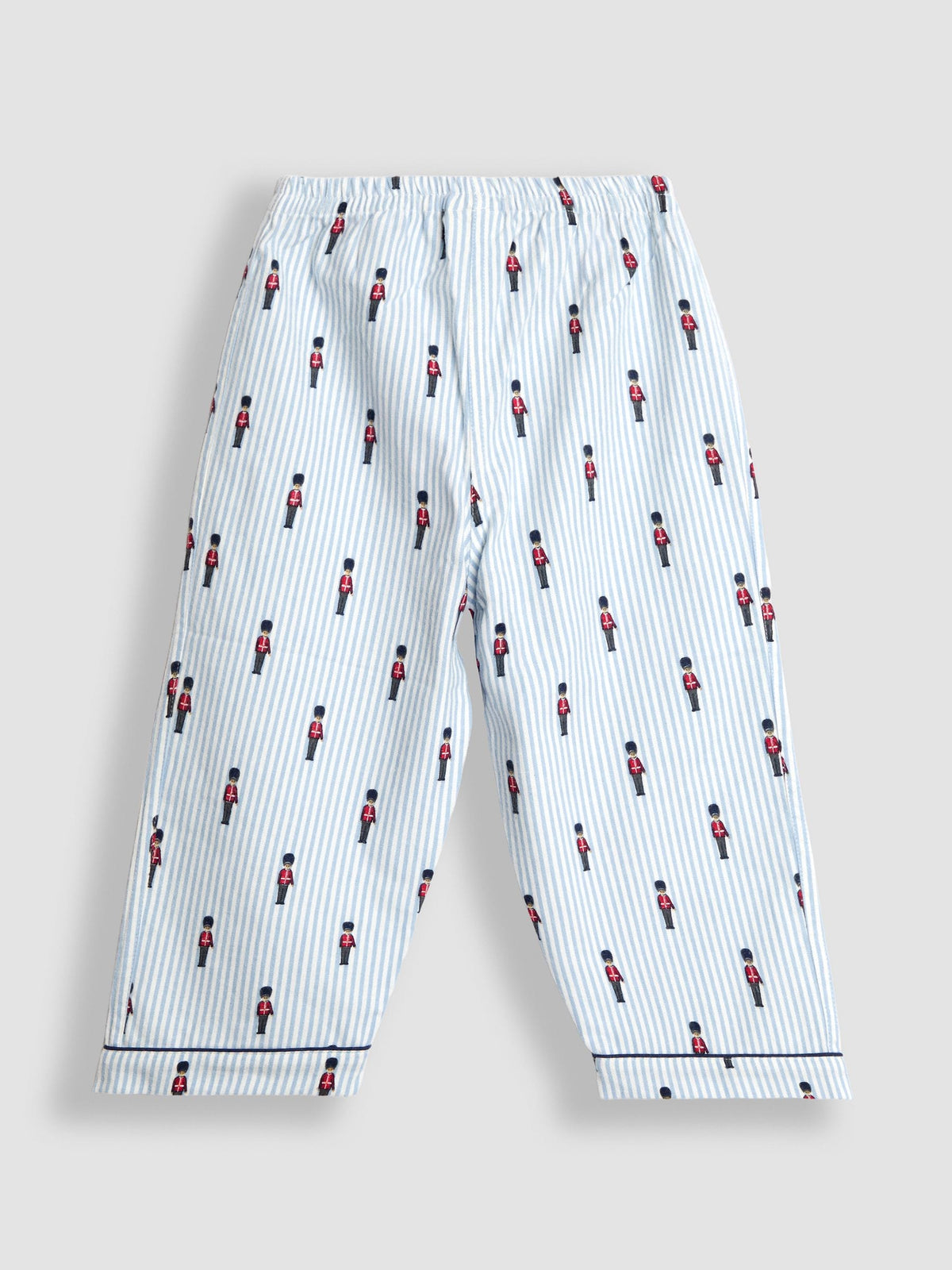 JoJo Maman Bébé Blue Soldier Stripe Soldier Print Woven Pyjamas - image 5