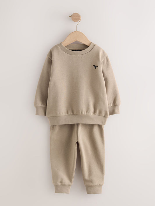Charcoal Grey Sweatshirts and Joggers Set 3 Pack (3mths-7yrs) image 3
