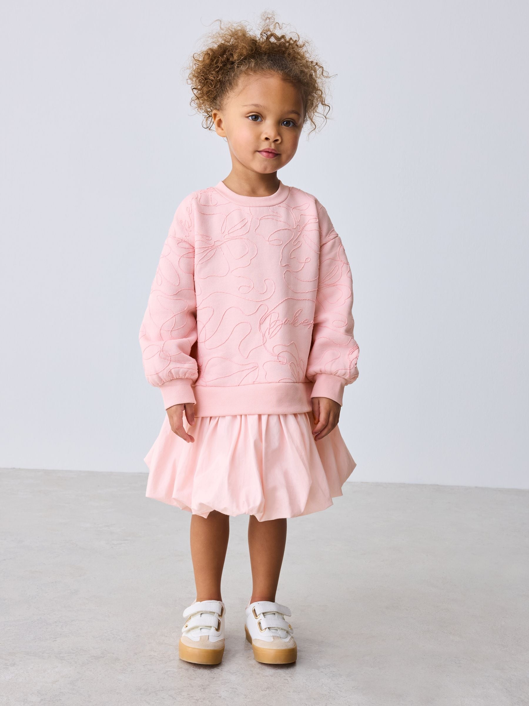 Baker by Ted Baker Corded Bubble Hem Mockable Dress image 1