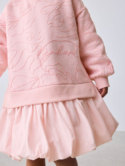 Baker by Ted Baker Corded Bubble Hem Mockable Dress image 5