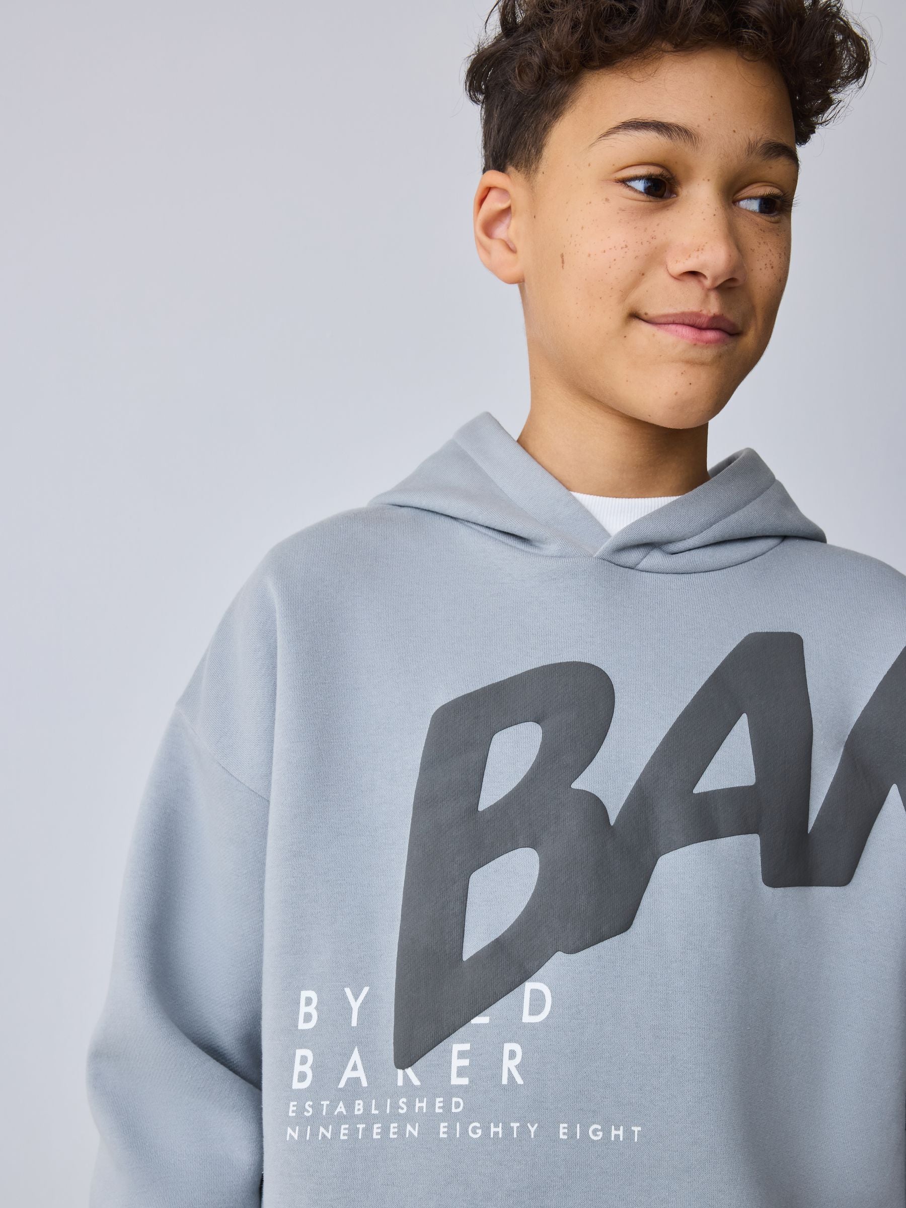 Baker by Ted Baker Oversized Graphic Hoodie and Joggers Set image 4