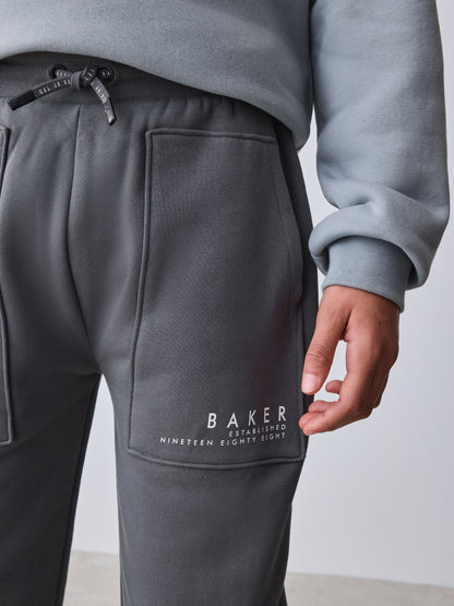 Baker by Ted Baker Oversized Graphic Hoodie and Joggers Set image 9