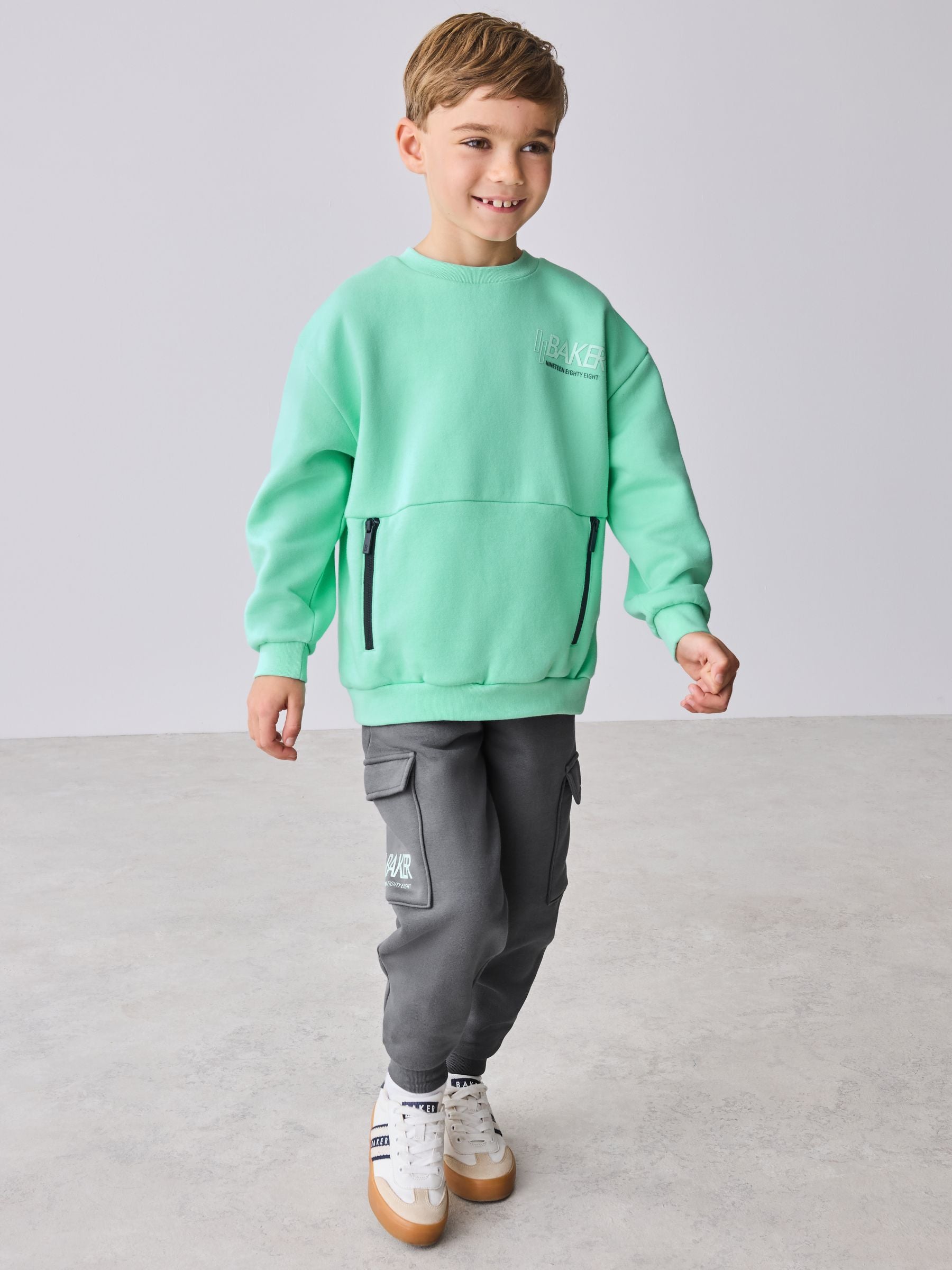 Baker by Ted Baker Sweatshirt and Cargo Joggers Set image 1