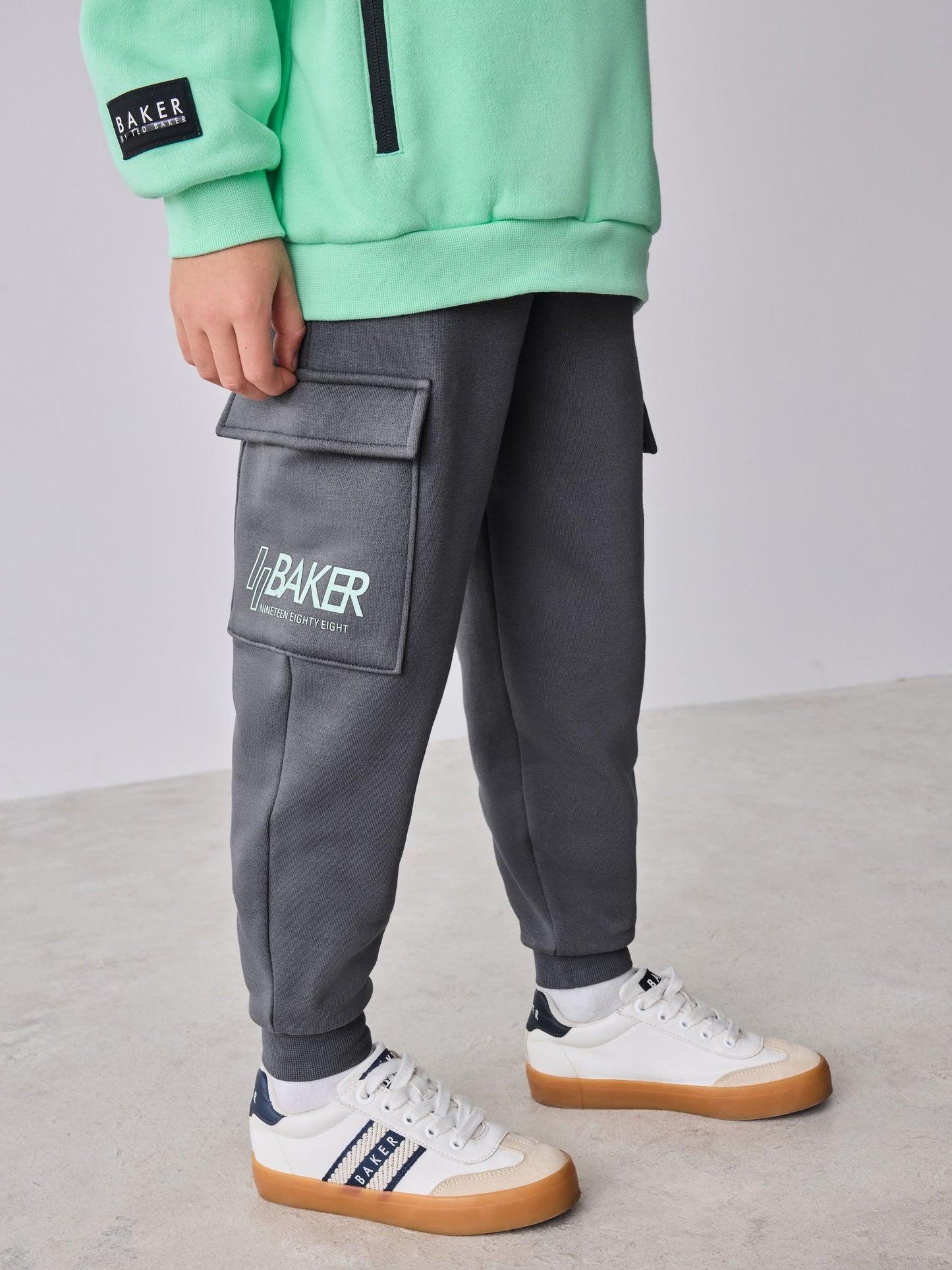 Baker by Ted Baker Sweatshirt and Cargo Joggers Set image 5