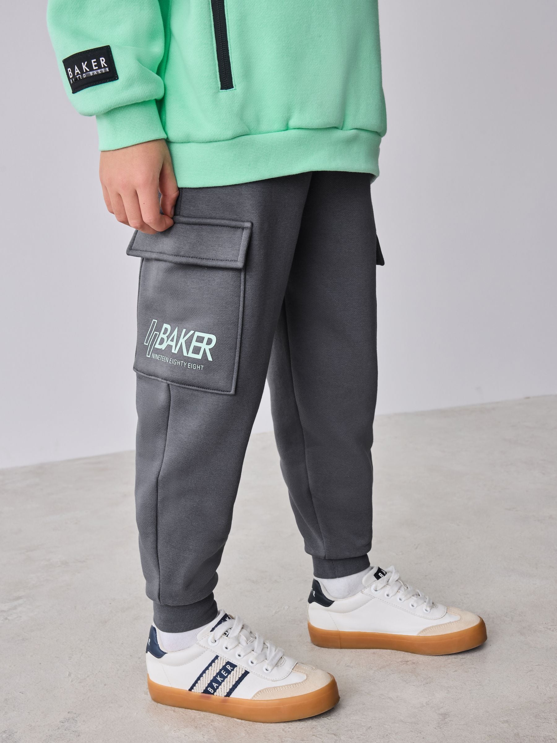 Baker by Ted Baker Sweatshirt and Cargo Joggers Set image 5