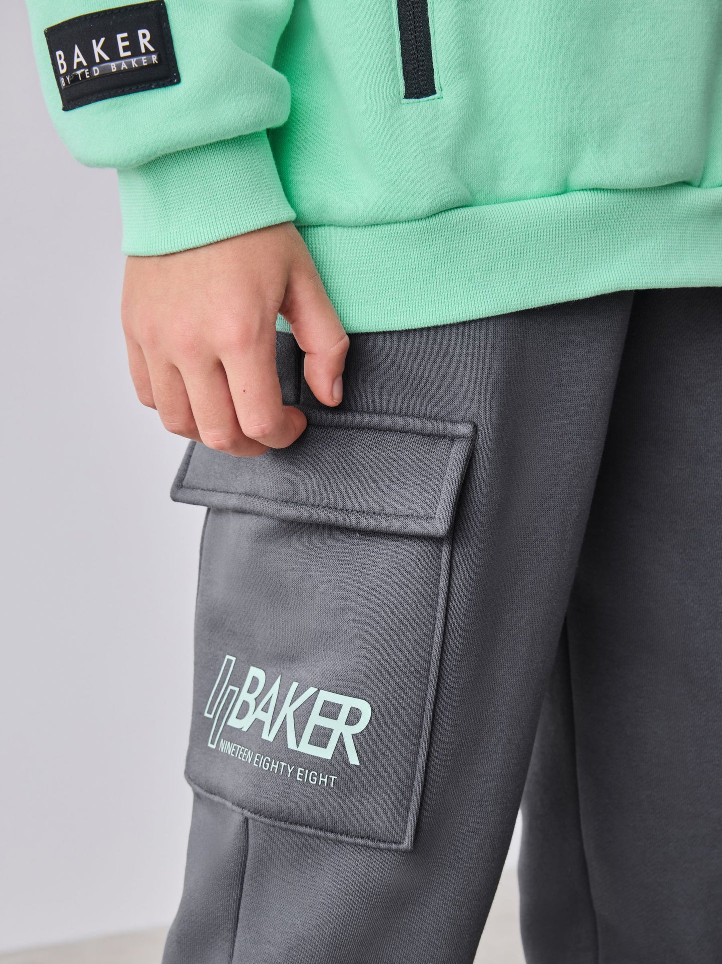 Baker by Ted Baker Sweatshirt and Cargo Joggers Set image 6