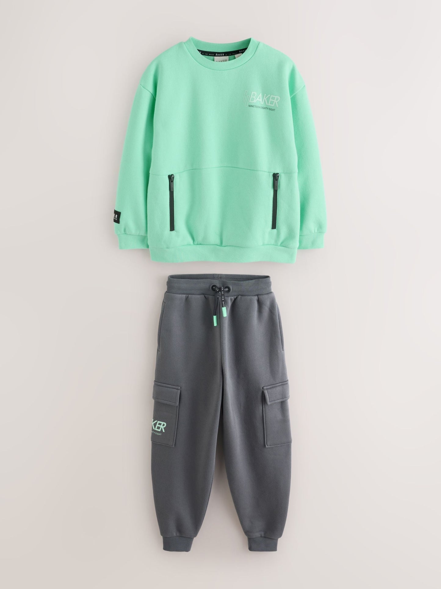Baker by Ted Baker Sweatshirt and Cargo Joggers Set image 9