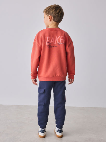 Dsiney Kidz - Baker by Ted Baker Sweatshirt and Cargo Joggers Set image 2