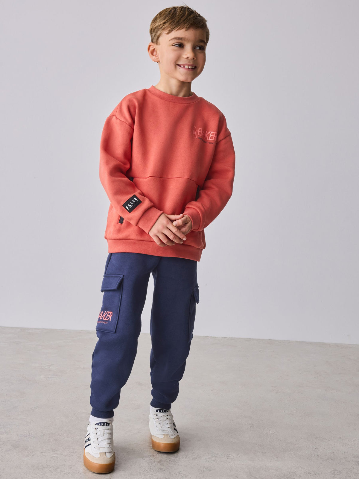 Dsiney Kidz - Baker by Ted Baker Sweatshirt and Cargo Joggers Set image 3