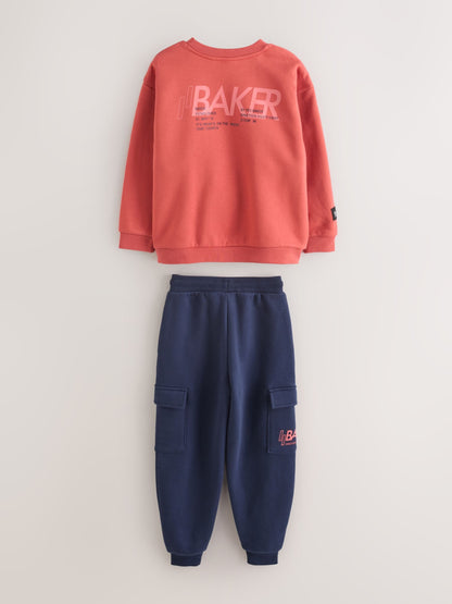 Dsiney Kidz - Baker by Ted Baker Sweatshirt and Cargo Joggers Set image 9
