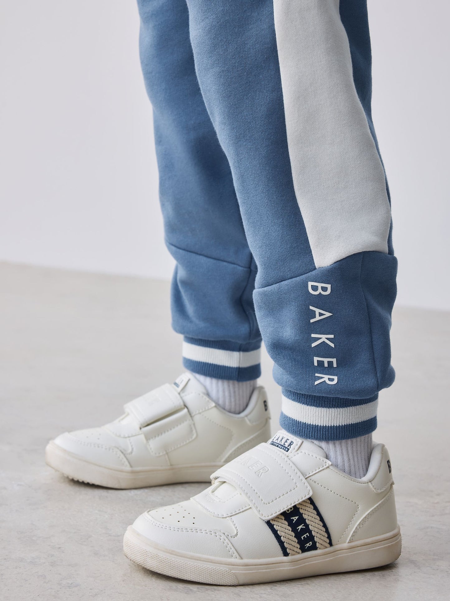 Baker by Ted Baker Blue Varsity Sweatshirt and Joggers Set image 6