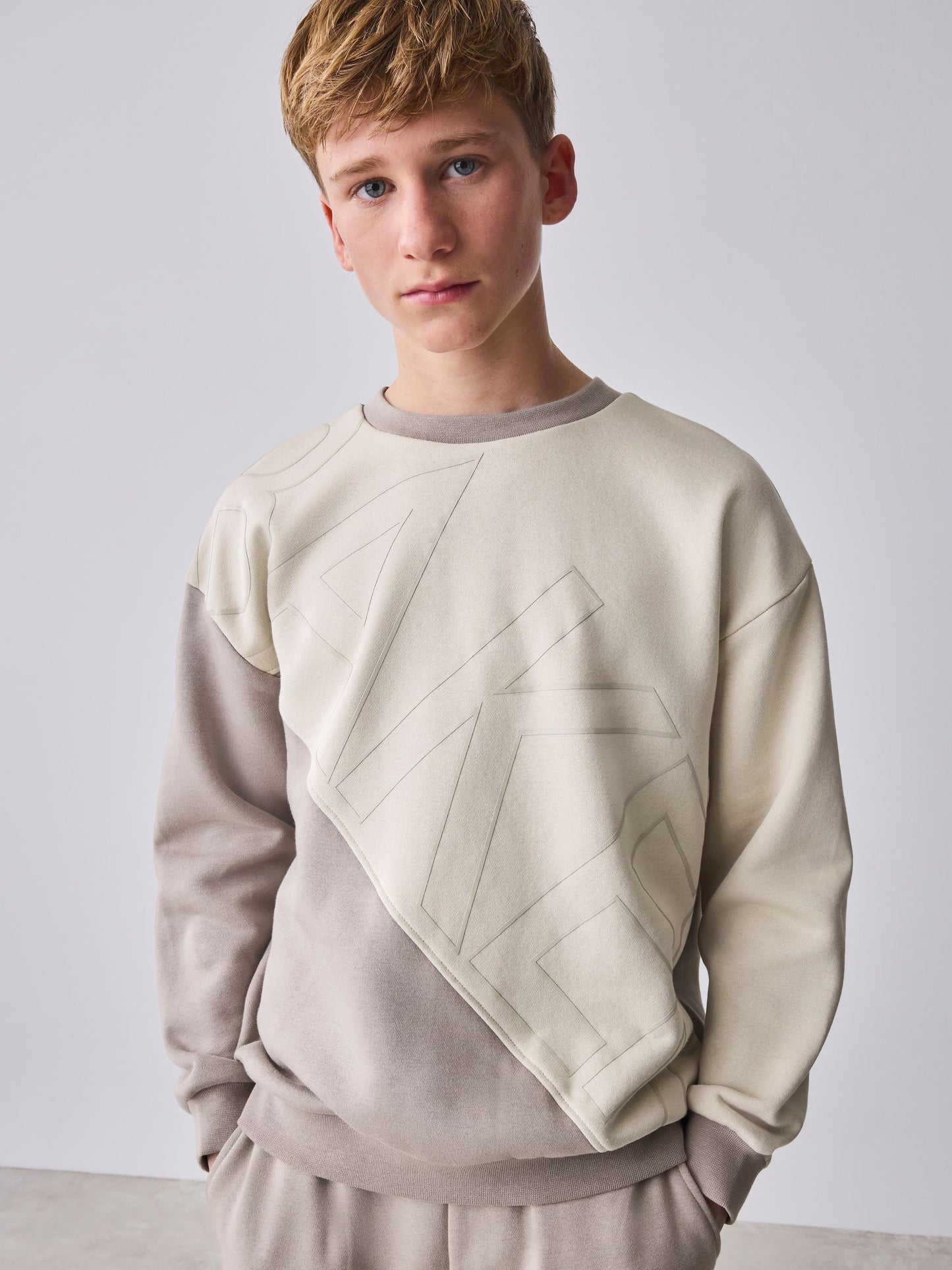 Baker by Ted Baker Colourblock Sweat Top and Joggers Set image 5