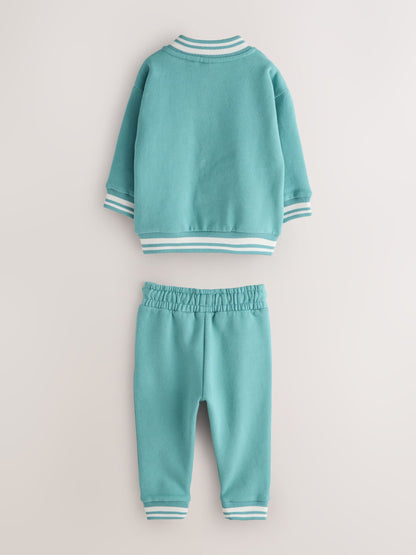 Baker by Ted Baker 3 Piece Varsity Jacket T-Shirt and Jogger Set image 2