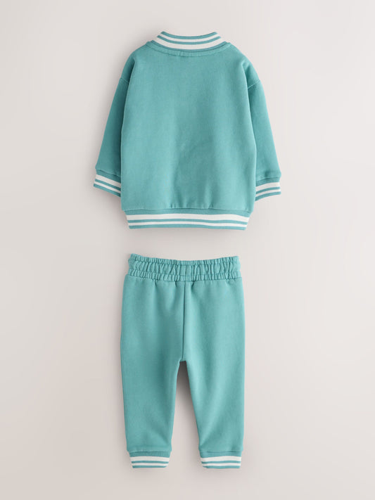 Baker by Ted Baker 3 Piece Varsity Jacket T-Shirt and Jogger Set image 2