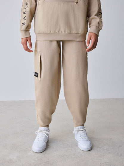 Baker by Ted Baker Stone Funnel Neck Hoodie and Joggers Set image 3