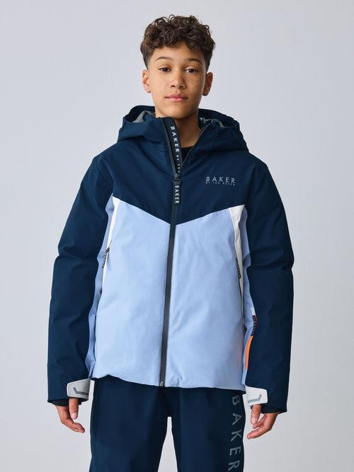 Baker by Ted Baker Blue Waterproof Padded Ski Coat image 1