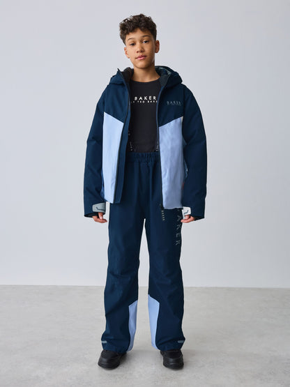 Baker by Ted Baker Blue Waterproof Padded Ski Coat image 3