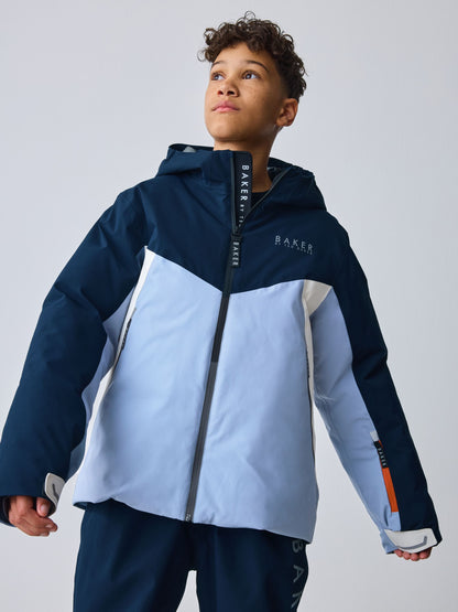 Baker by Ted Baker Blue Waterproof Padded Ski Coat image 5