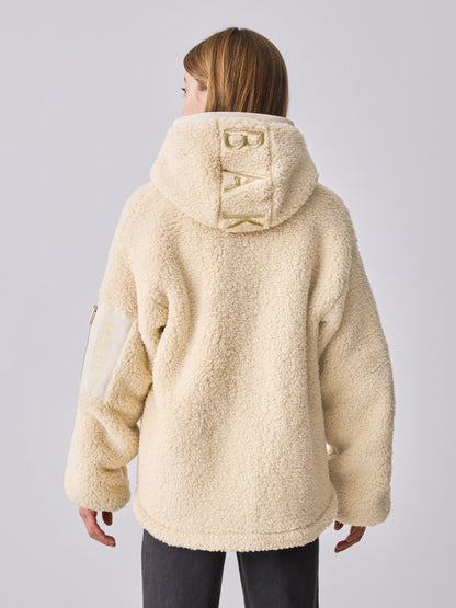 Baker by Ted Baker Zip-Through Hooded Borg Fleece Jacket image 2