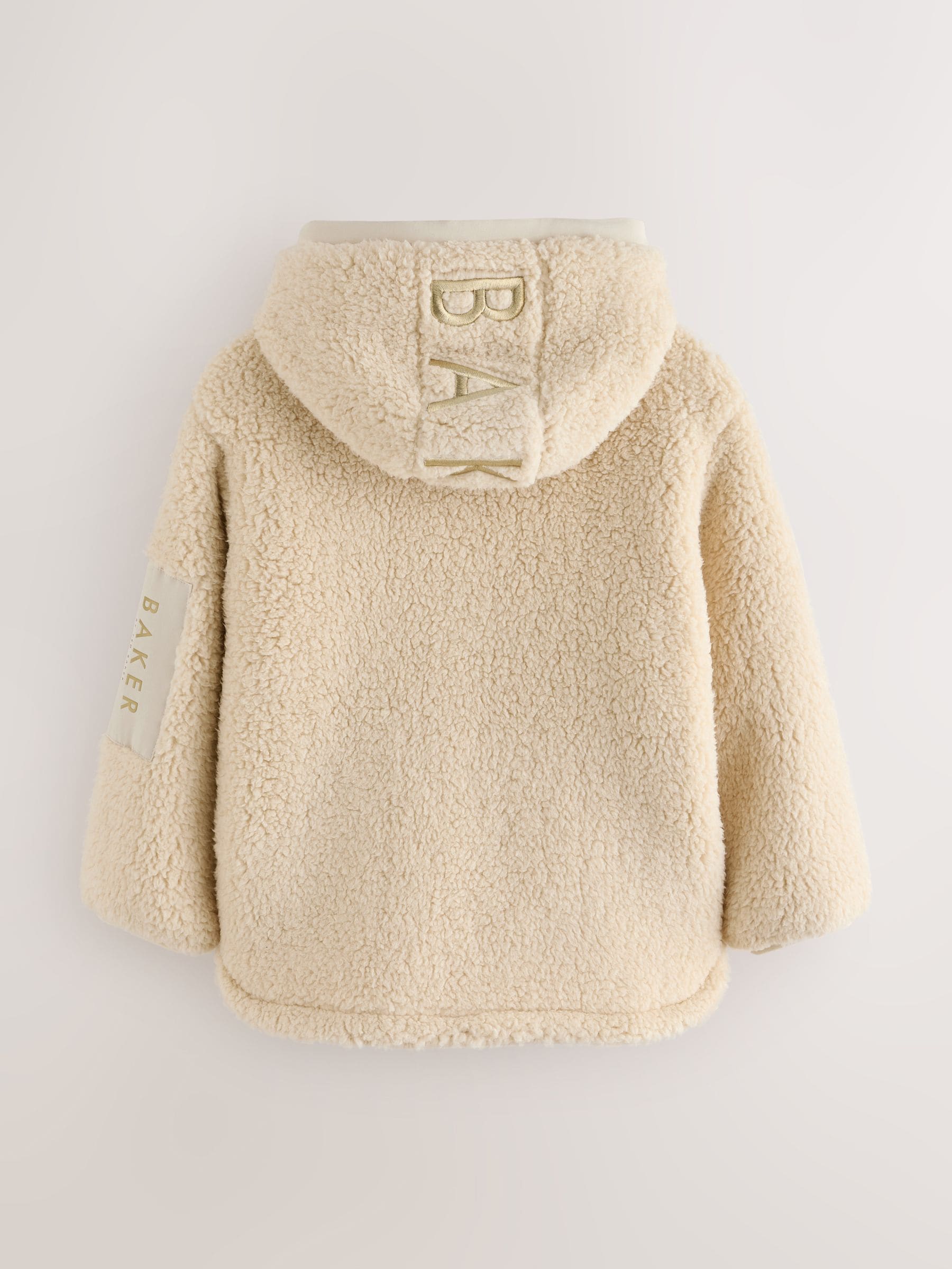 Baker by Ted Baker Zip-Through Hooded Borg Fleece Jacket image 8