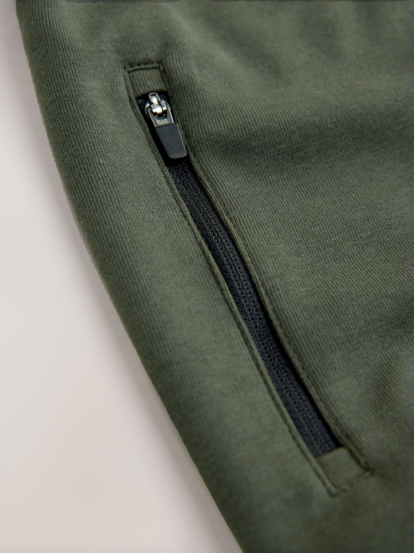 Khaki Green Tech Sportswear Zip Through Hoodie (3-16yrs)