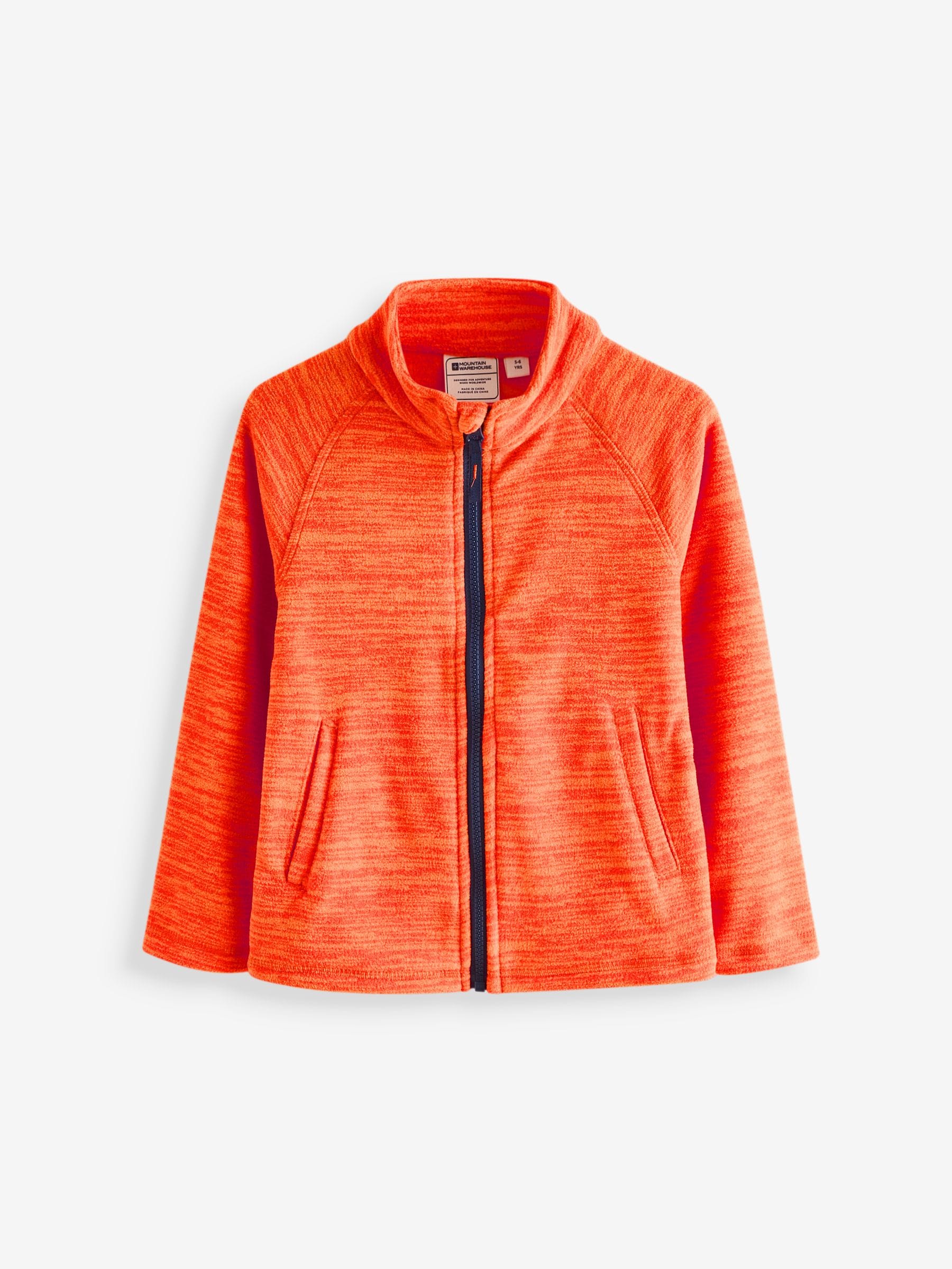 Dsiney Kidz - Mountain Warehouse Orange Kids Snowdonia Quick Drying Fleece image 1