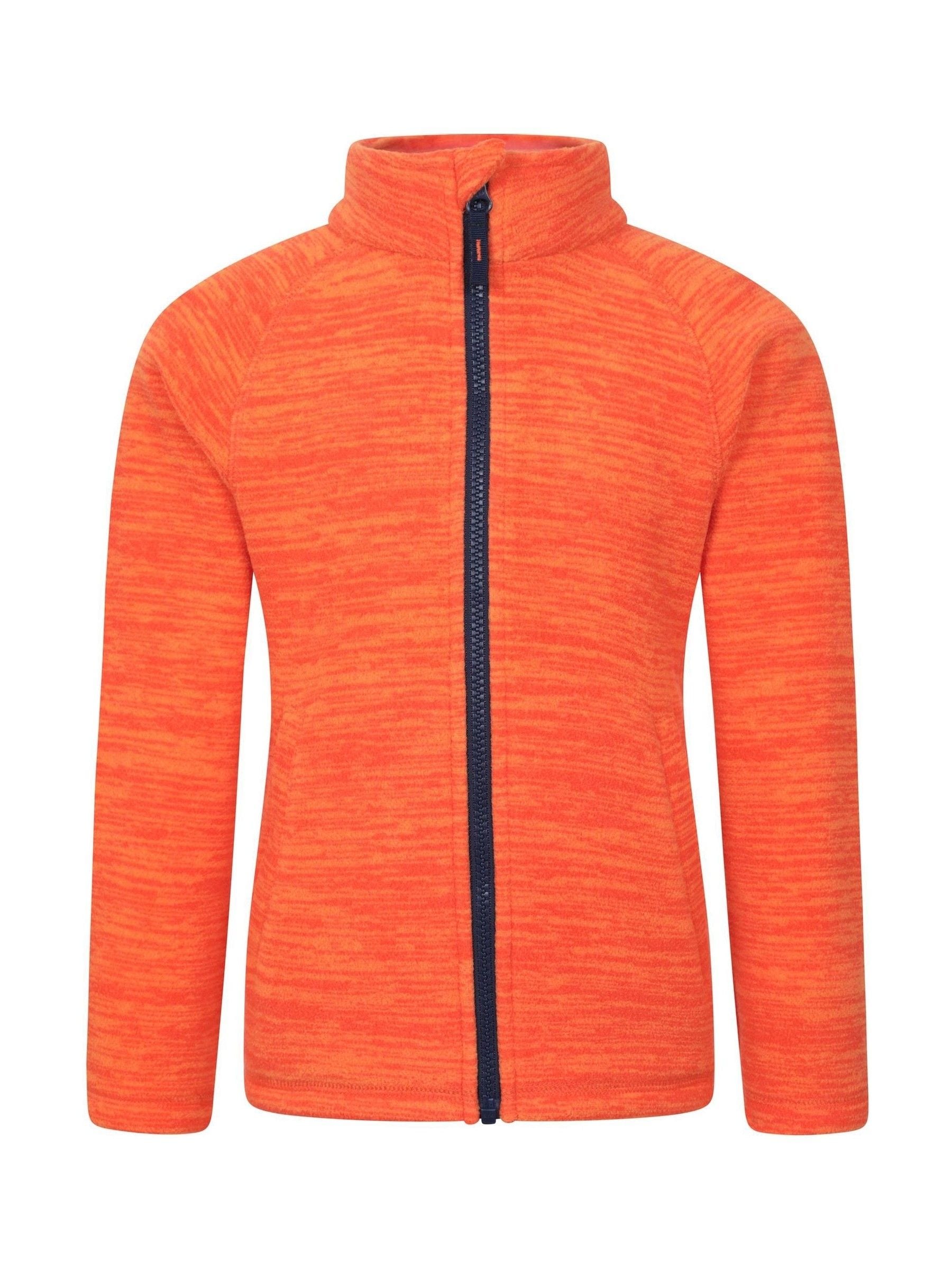 Dsiney Kidz - Mountain Warehouse Orange Kids Snowdonia Quick Drying Fleece image 2