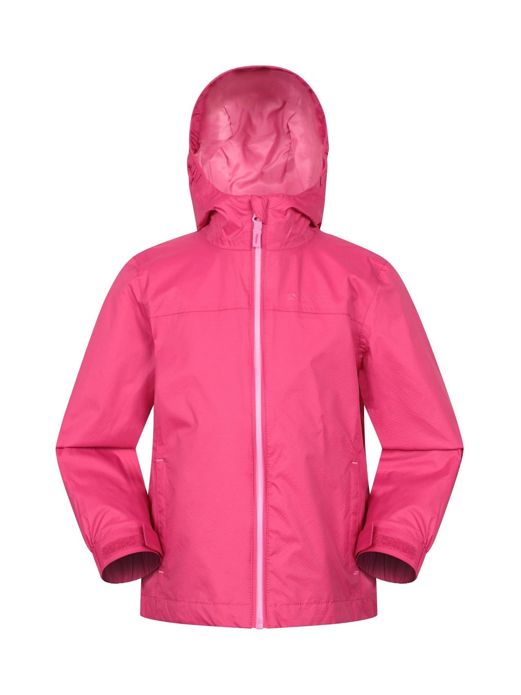 Dsiney Kidz - Mountain Warehouse Dark Pink Torrent Waterproof Jacket image 1