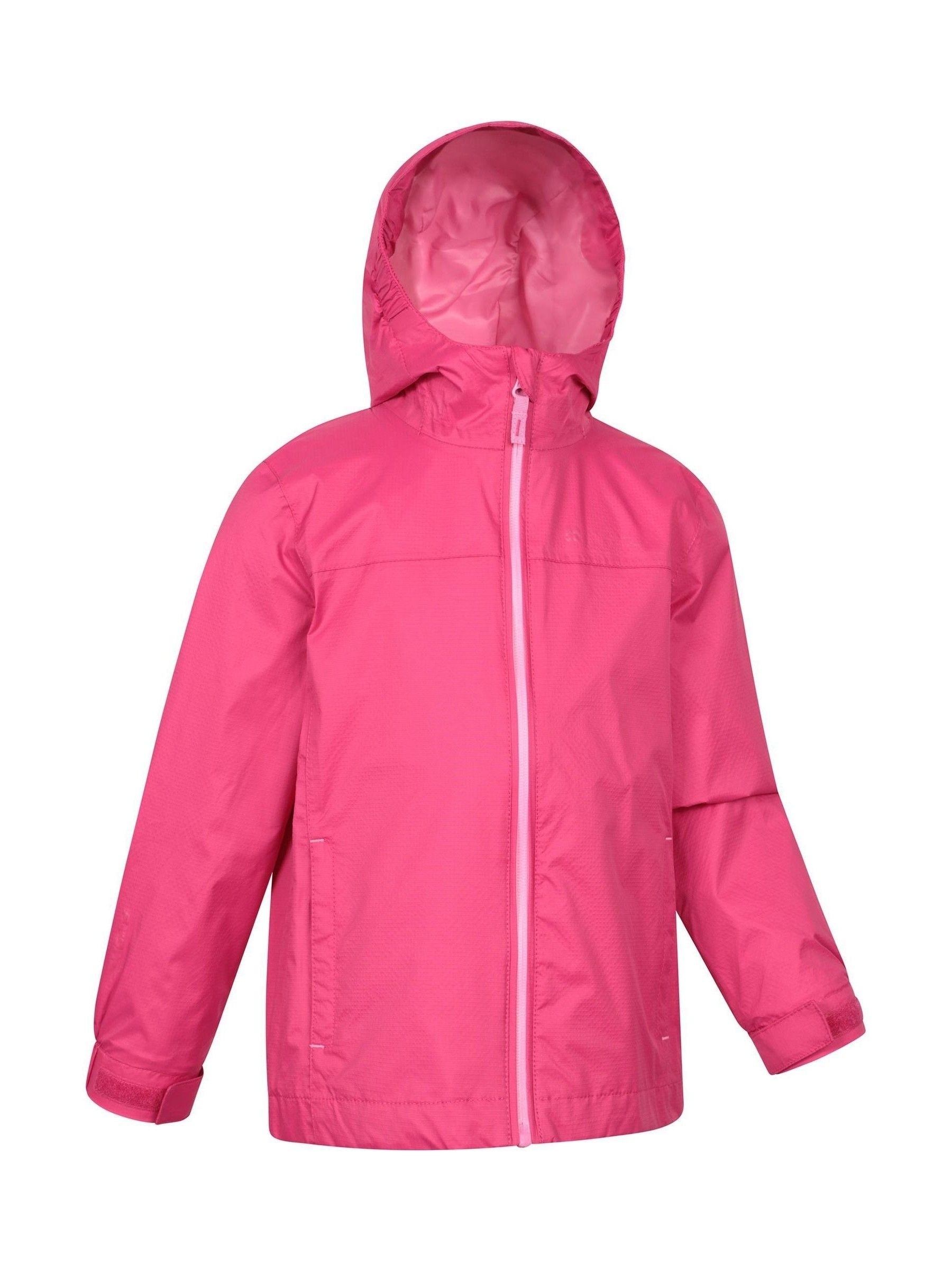 Dsiney Kidz - Mountain Warehouse Dark Pink Torrent Waterproof Jacket image 2