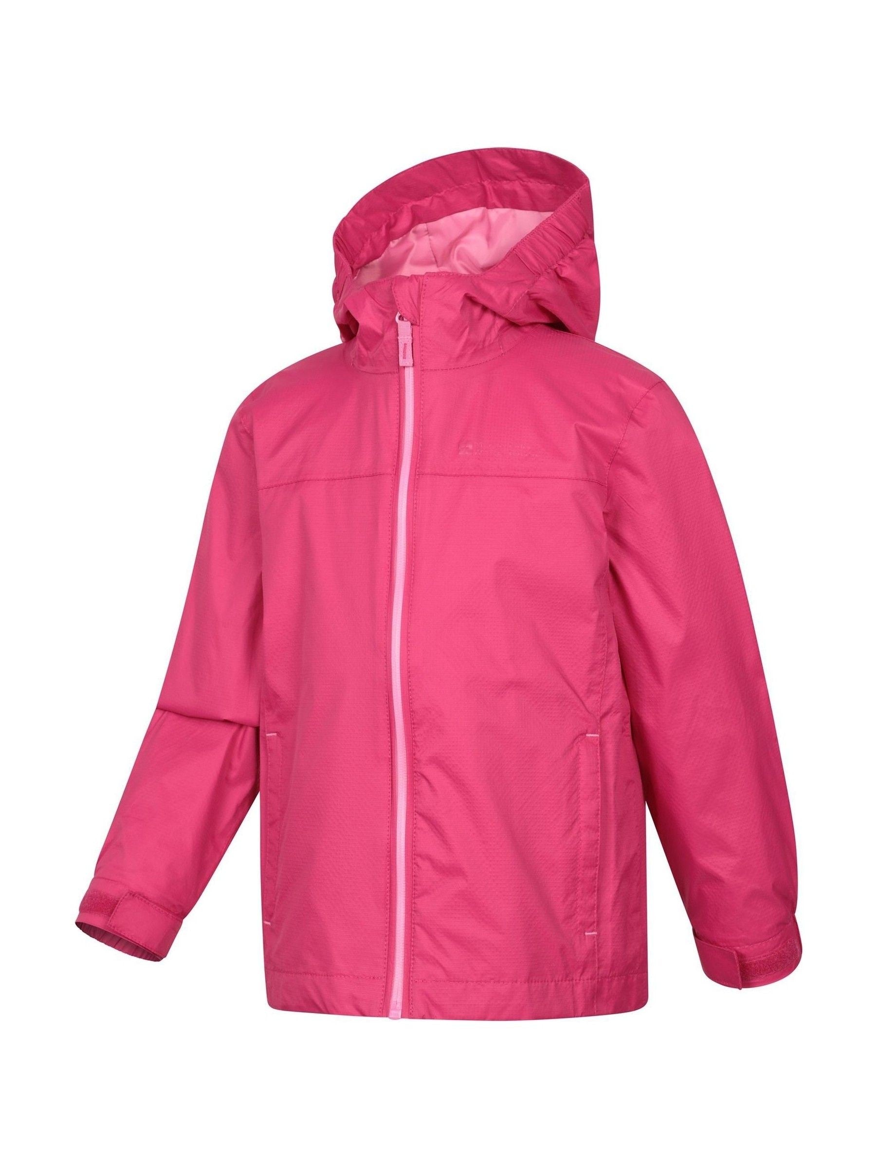 Dsiney Kidz - Mountain Warehouse Dark Pink Torrent Waterproof Jacket image 4