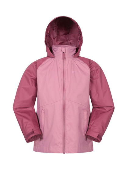 Dsiney Kidz - Mountain Warehouse Pink Torrent II Kids Waterproof Jacket image 1