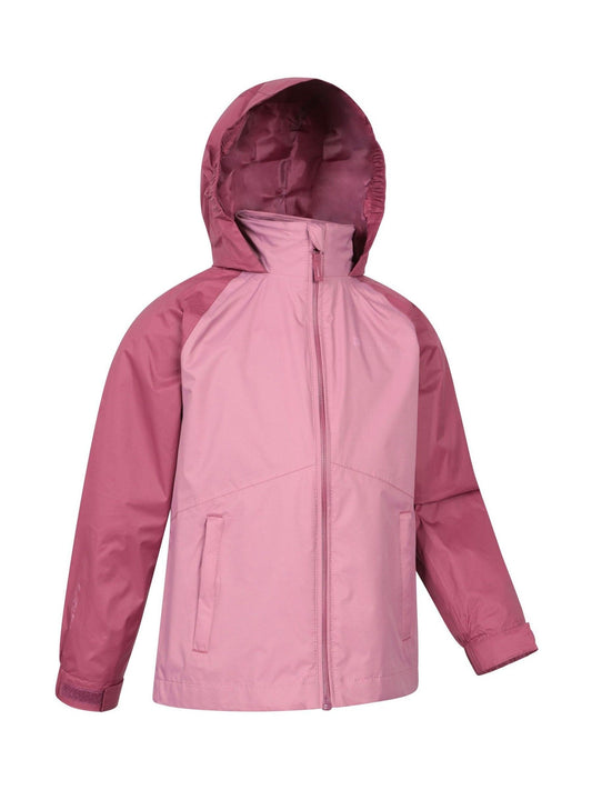 Dsiney Kidz - Mountain Warehouse Pink Torrent II Kids Waterproof Jacket image 2