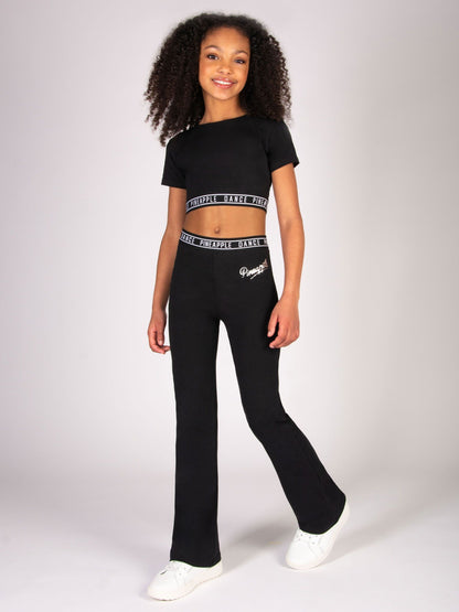 Dsiney Kidz - Pineapple Black Tape Hem Crop T-Shirt image 4
