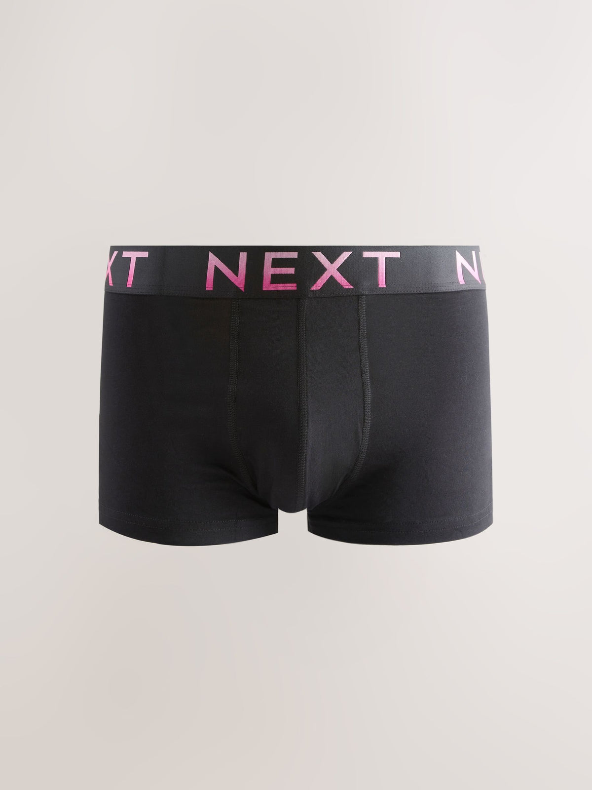 Dsiney Kidz - Black Bright Ombre Text Waistband 10 pack Cotton Rich Blend Hipster Boxers image 2