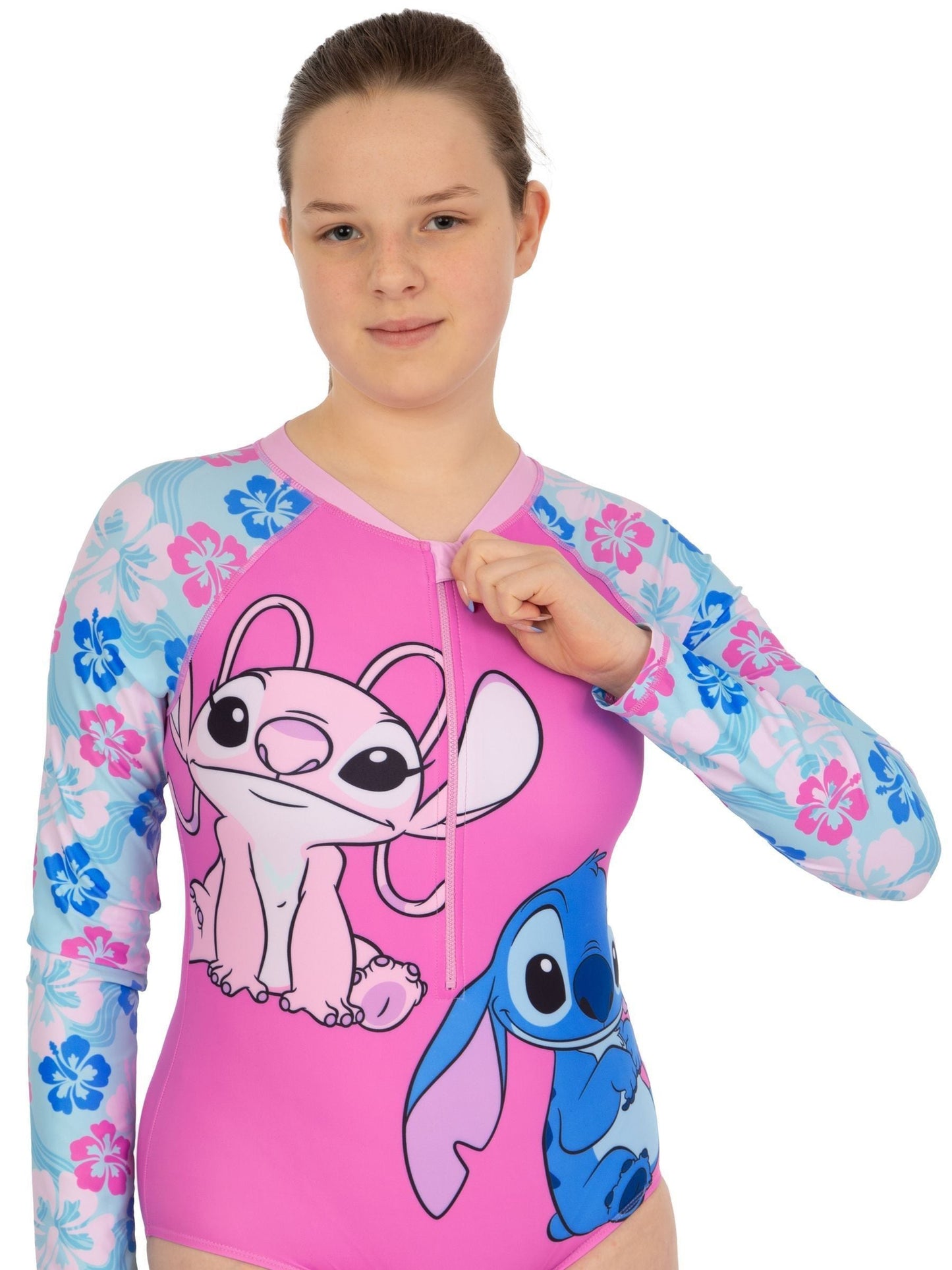 Character Pink Disney Lilo And Stitch & Angel Swimsuit image 3
