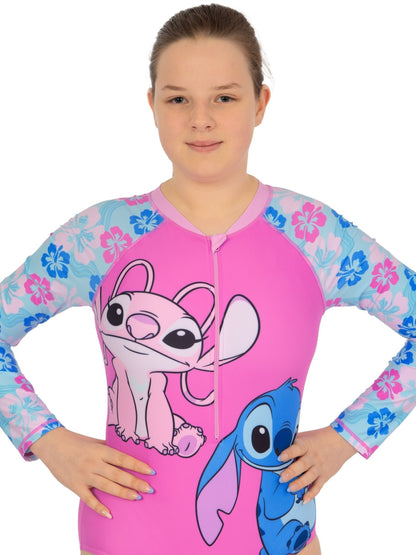 Character Pink Disney Lilo And Stitch & Angel Swimsuit image 4