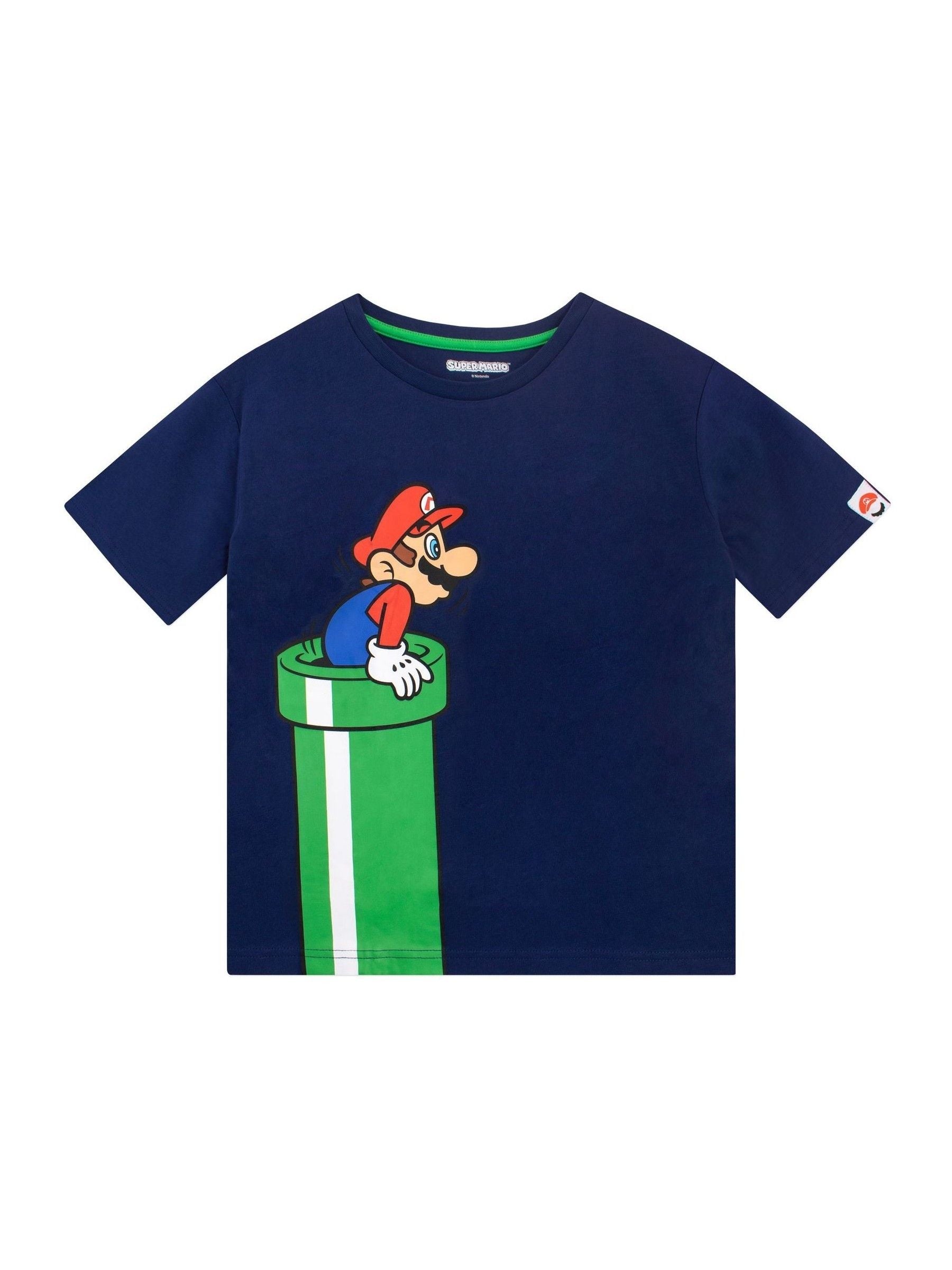 Dsiney Kidz - Character Green Super Mario Gaming 100% Cotton T-Shirt and Short Set image 5