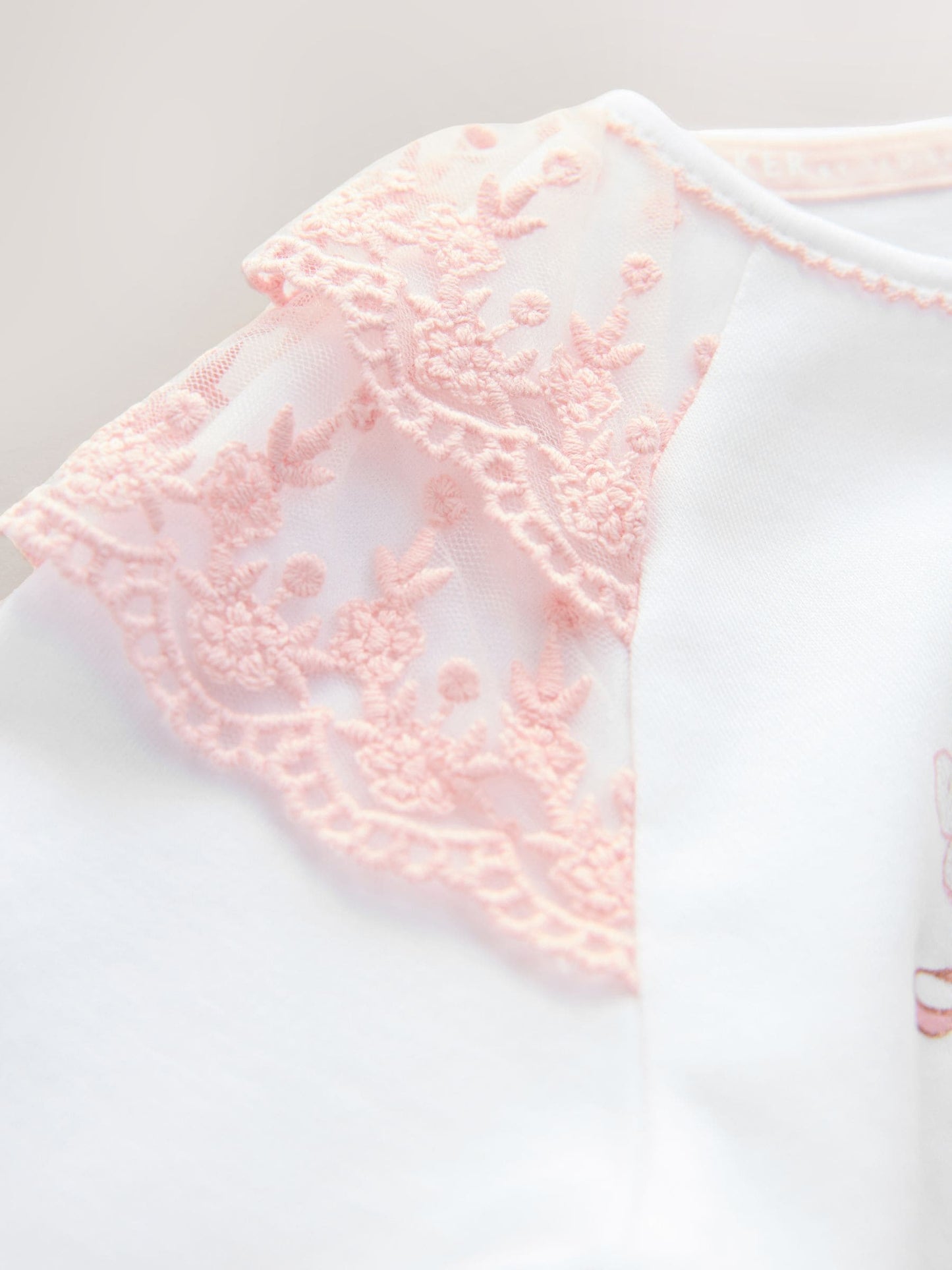 Baker by Ted Baker Born In 2026 Bunny White Sleepsuit image 3