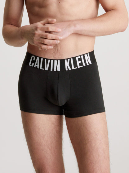 Dsiney Kidz - Calvin Klein Black/White/Grey Intense Power Cotton Trunks 3 Pack image 2
