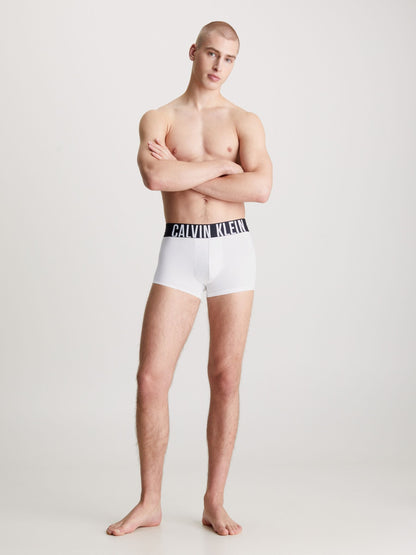 Dsiney Kidz - Calvin Klein Black/White/Grey Intense Power Cotton Trunks 3 Pack image 3