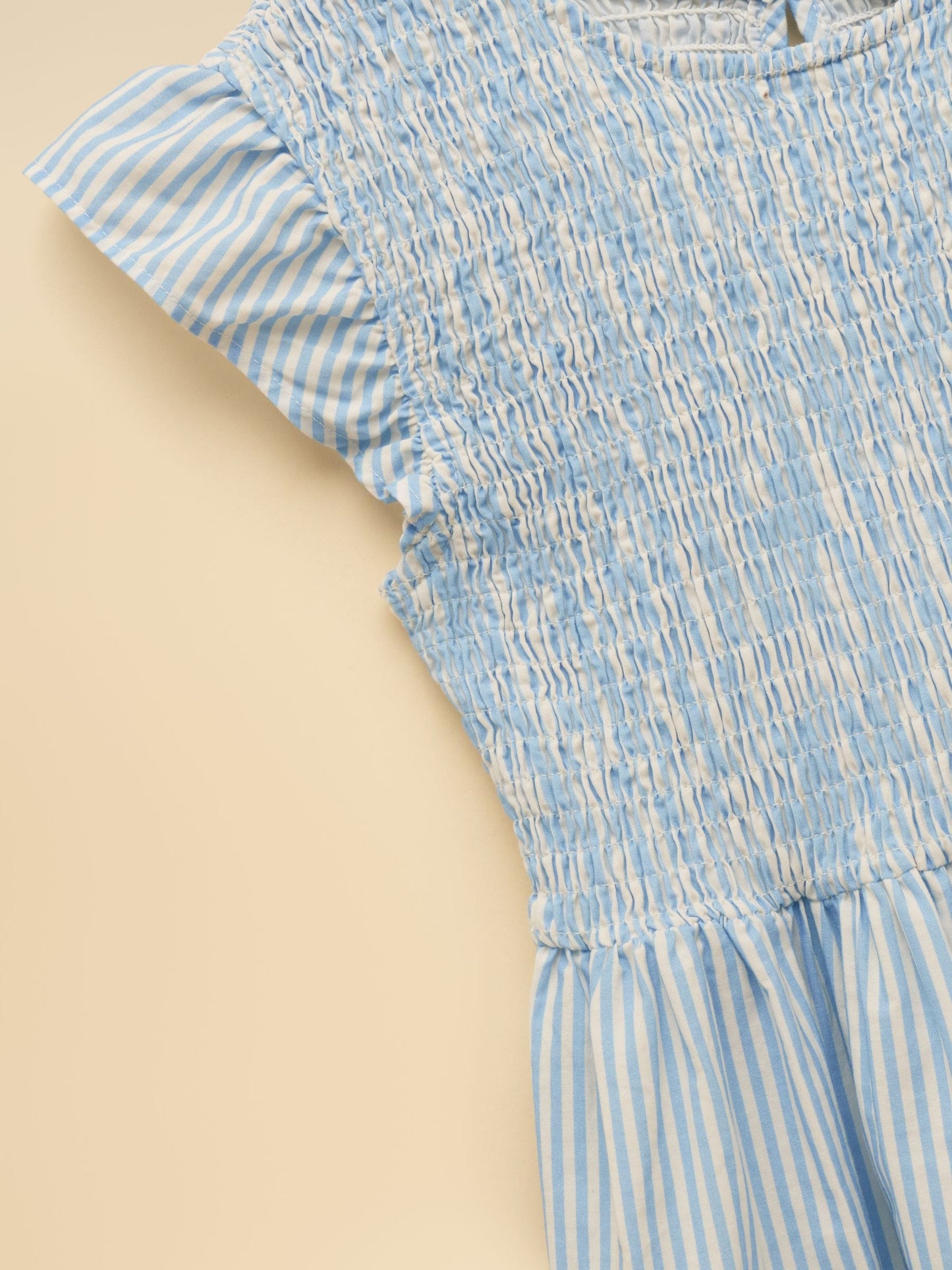 Joules Girls' Jenna Blue Scene Woven Sleeveless Midi Dress image 7