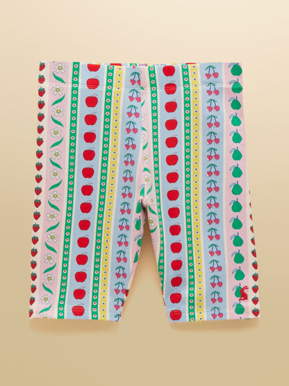 Joules Girls' Cartwheel Yellow Cycling Shorts 2 Pack image 5