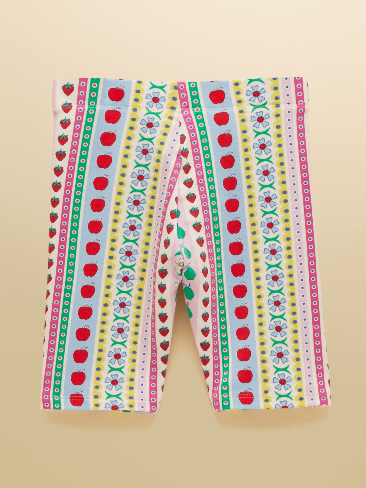 Joules Girls' Cartwheel Yellow Cycling Shorts 2 Pack image 6