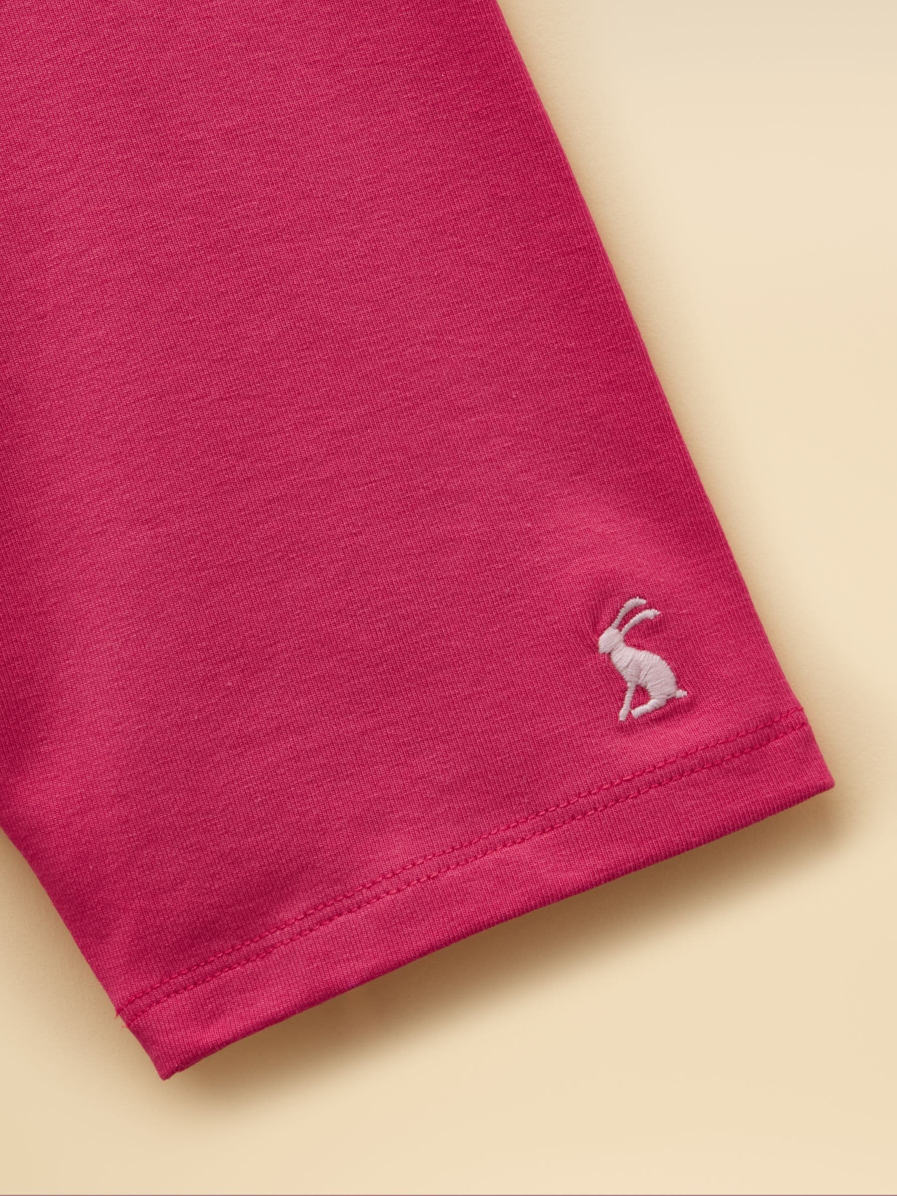Joules Girls' Cartwheel Navy Horse & Pink Cycling Shorts 2 Pack image 4