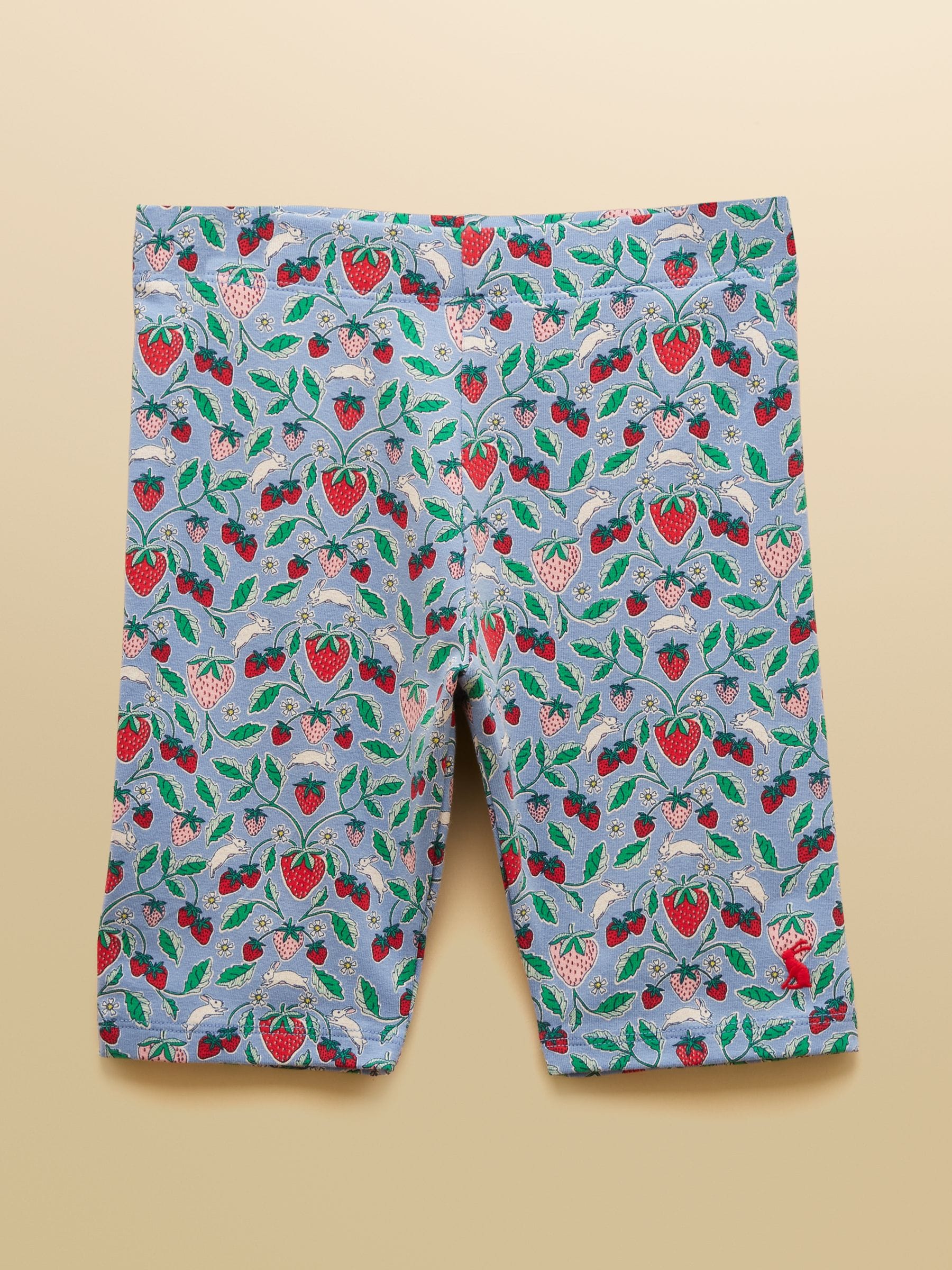Joules Girls' Cartwheel Blue & Pink Cycling Shorts 2 Pack image 2