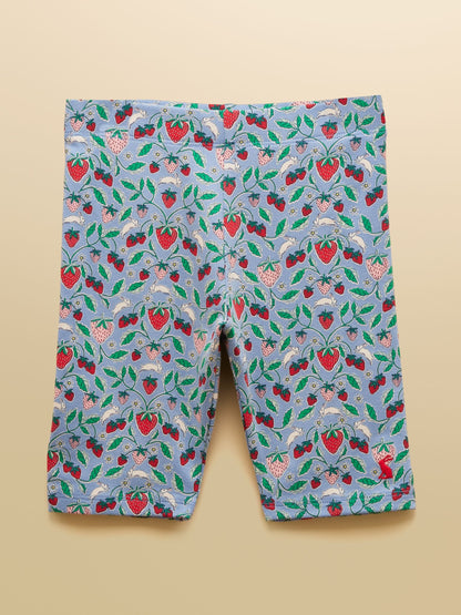 Joules Girls' Cartwheel Blue & Pink Cycling Shorts 2 Pack image 2