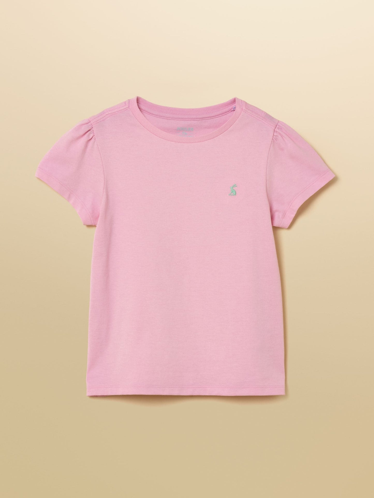 Joules Girls' Let's Go Pink & Yellow Short Sleeve T-Shirts 2 Pack image 3