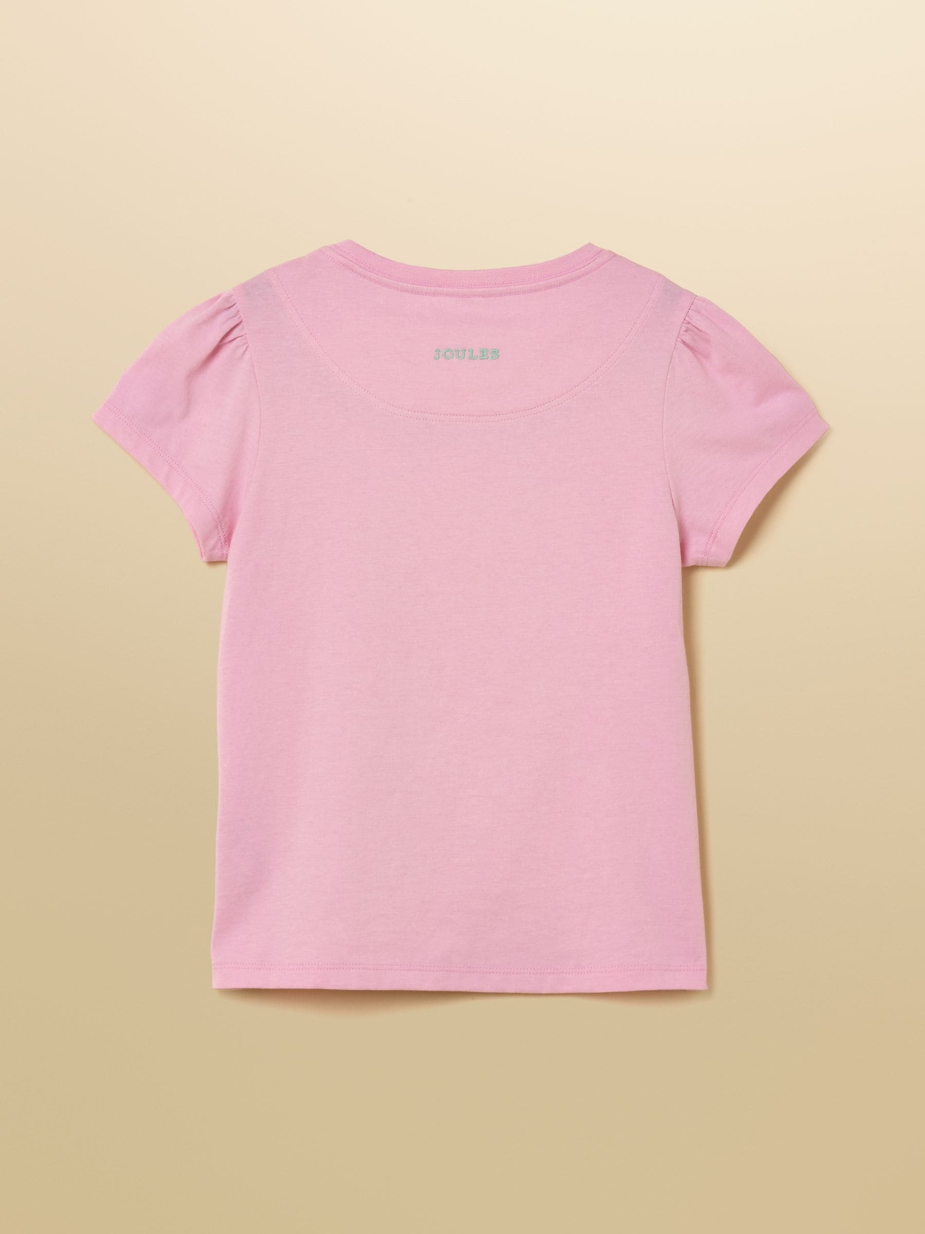Joules Girls' Let's Go Pink & Yellow Short Sleeve T-Shirts 2 Pack image 4