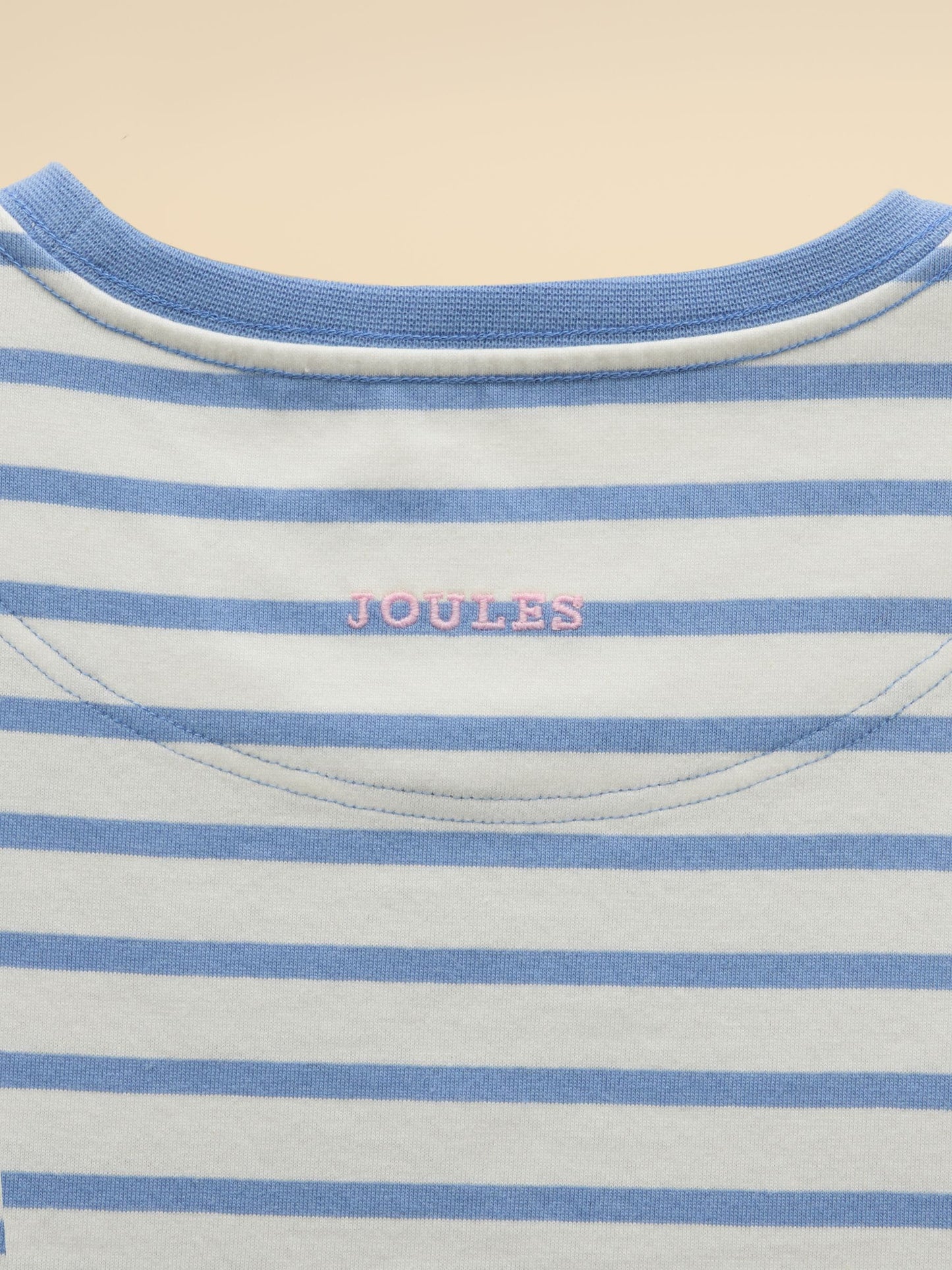 Joules Girls' Let's Go Pink/Blue/Turquoise Short Sleeve T Shirts 3 Pack image 6